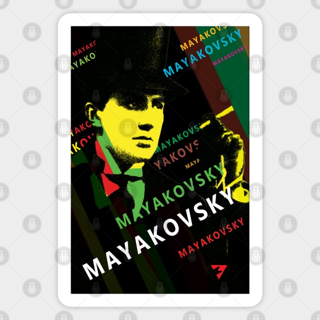 Vladimir Mayakovsky - A Slap in the Face of Public Taste Magnet by Exile Kings 